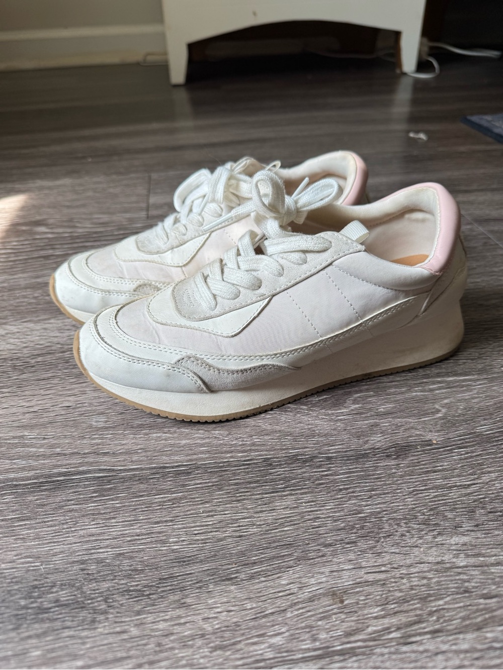 Pink and cream Universal Thread sneakers